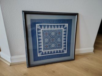Hmong Hand embroidery framed picture
