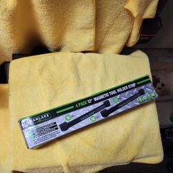 4pk Magnetic Tool Holder Strip 12 Inch Garage