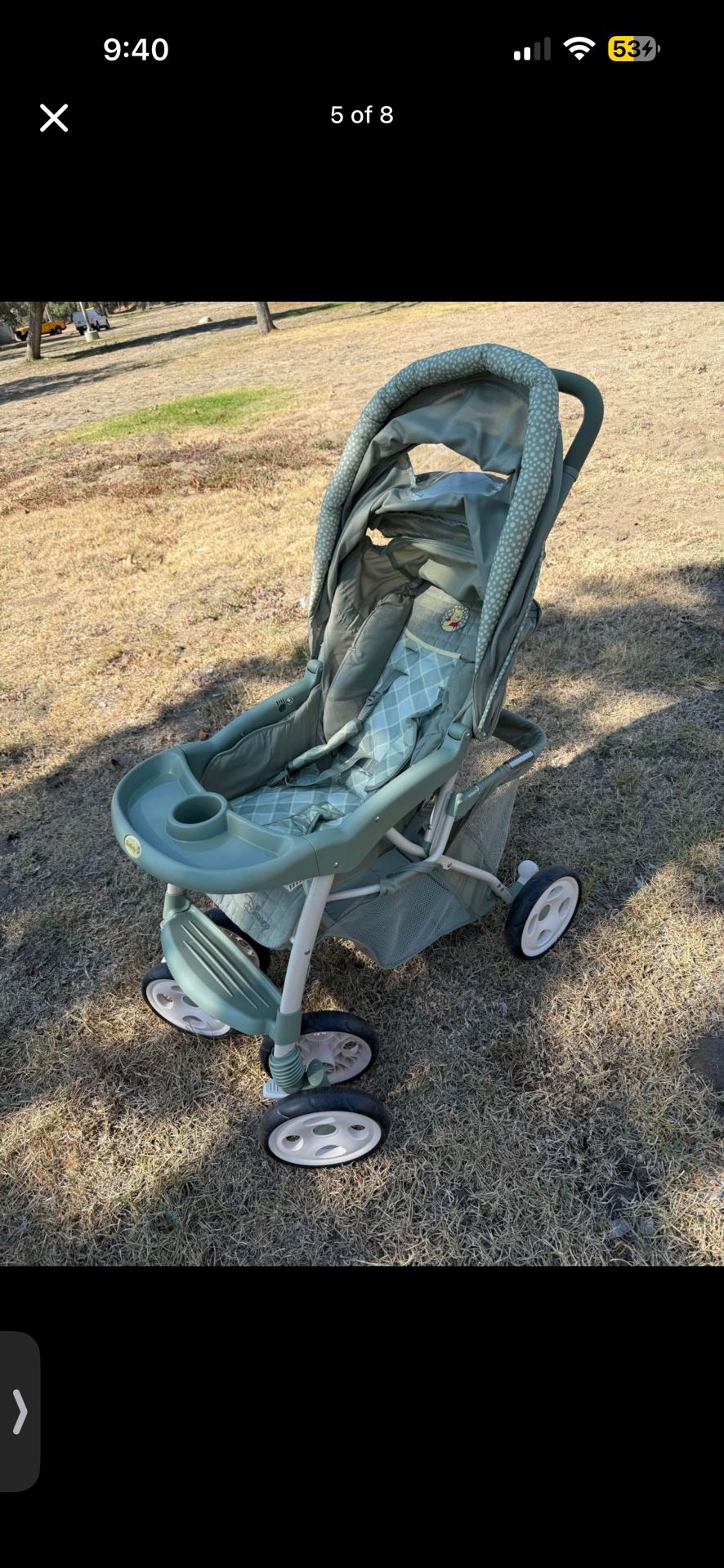vintage winnie the pooh stroller