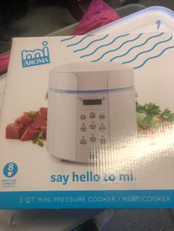 8 cup mini Aroma mini pressure cooker/ multicooker