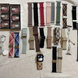 Apple Watch SE 2nd Gen with 22 Bands and 6 Cases