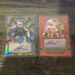 Nfl Auto Card Numbered 