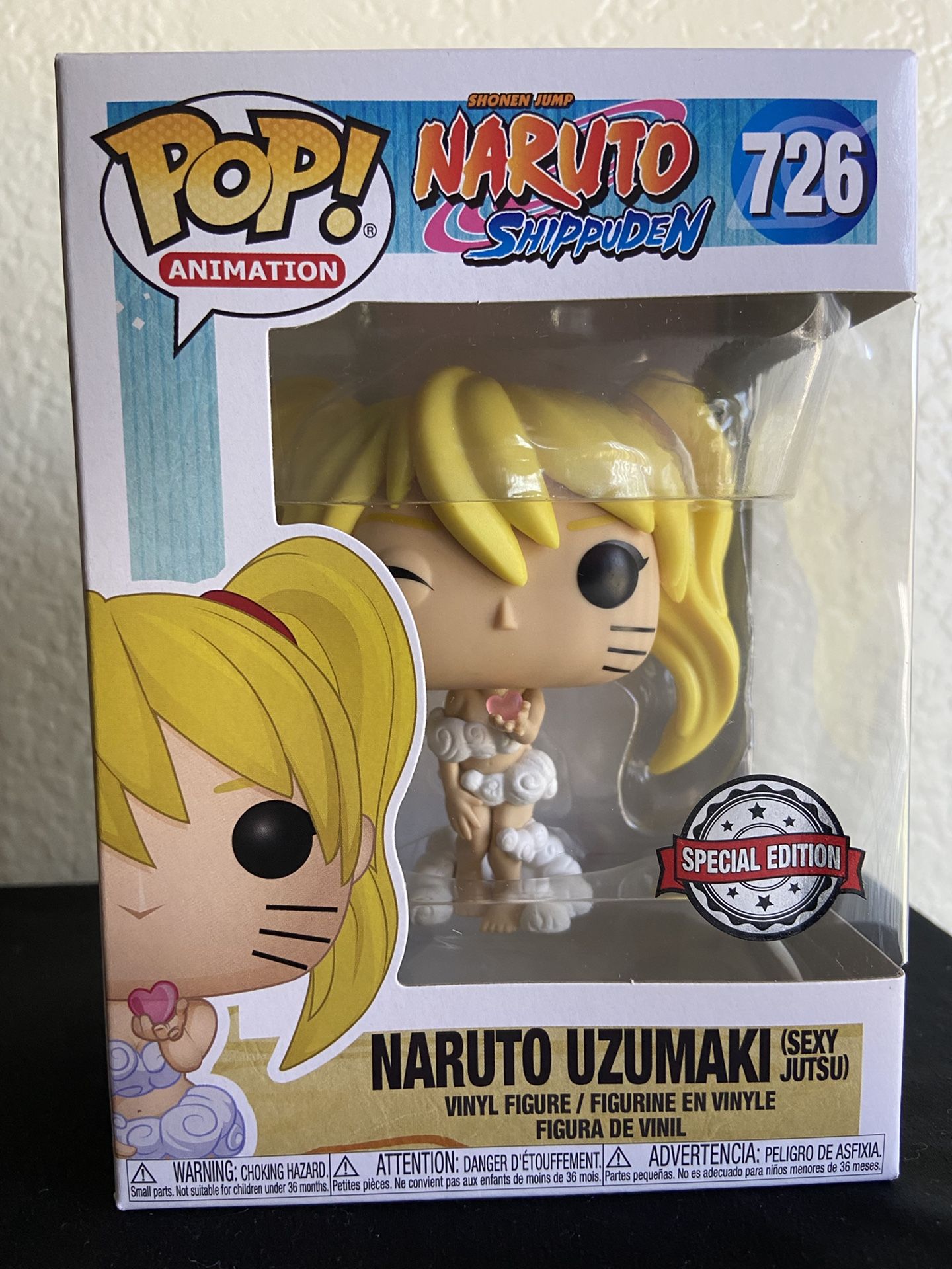 Naruto Shippuden: Naruto Uzumaki “Sexy Jutsu” (BoxLunch Exclusive-SE Sticker) #726 Funko Pop! Vinyl Figure