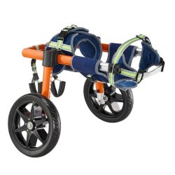 Dog Wheelchair for Back Legs, Lightweight 2 Wheels Pet Wheelchair, Height, Width & Length Adjustable, Dog Cart with Shock-Absorbing Wheels, for Injure