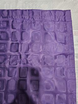 Set Of 2 Purple Curtains