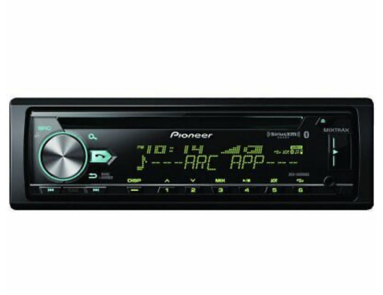 Pioneer DEH-S6120BS Single DIN BLUETOOTH CD/AM/FM Stereo Receiver w/ SiriusXM