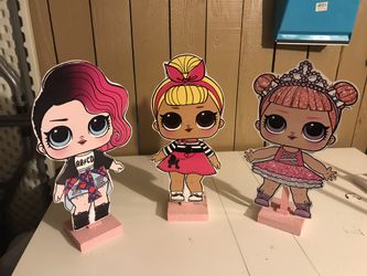 17” LOL WOODEN DOLLS - $10 Each