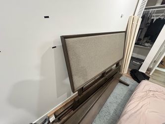 Scandinavian Designs Bennett Beach Wood Queen Size Bed Frame