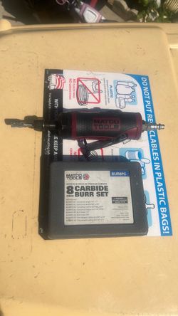 Matco Straight Die Grinder and Burr Set