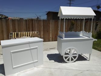 Candy Cart And Candy Table 