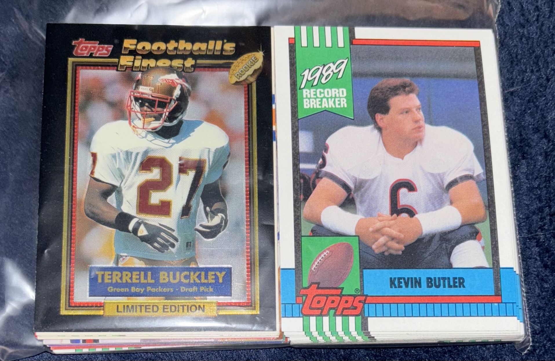 Mystery 50x Count Of Football Cards (Range From 60’s-Present Day)