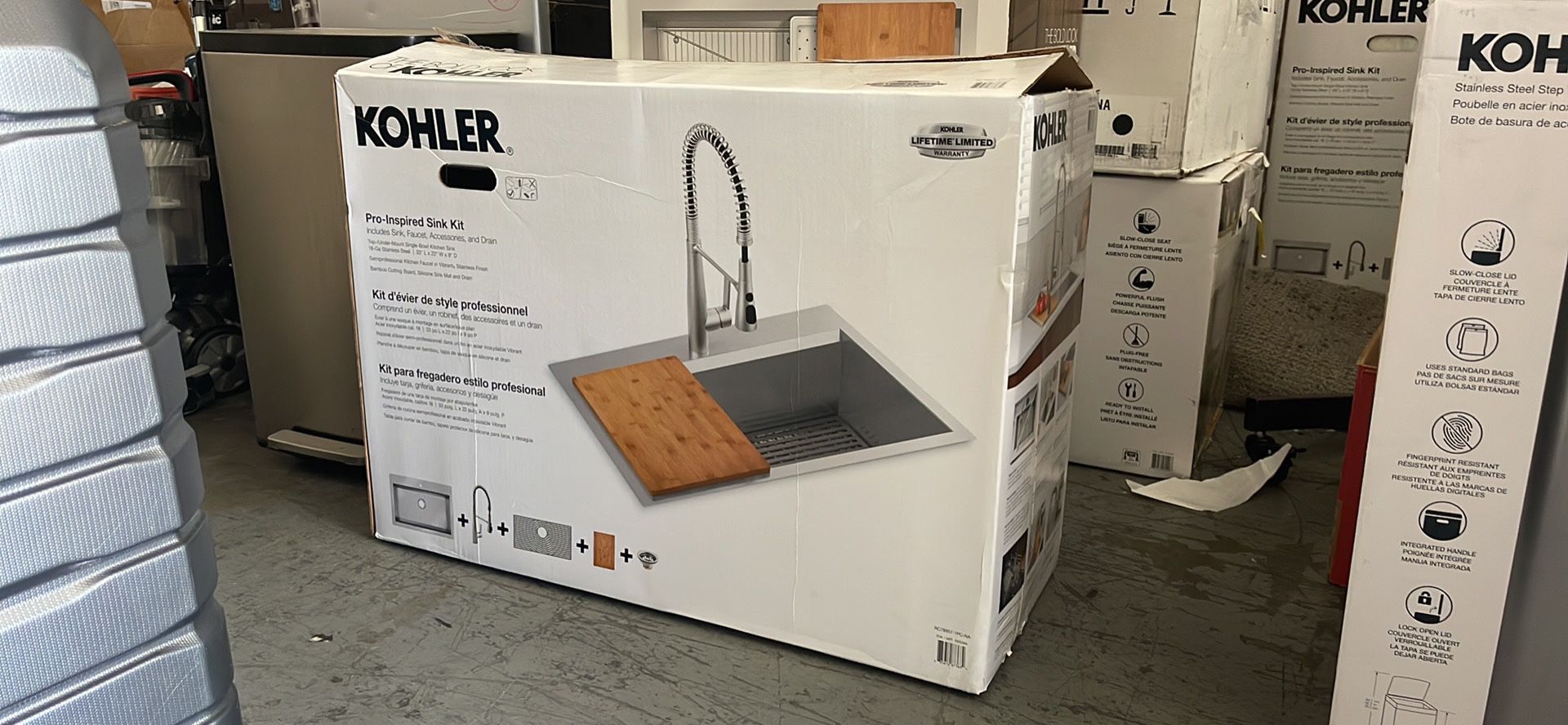 Kohler Pro-Inspired Kitchen Sink Kit