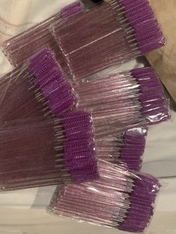 Glitter Eyelash spoolies/mascara brushes
