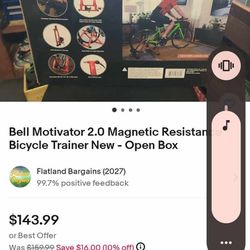 Bell Motivator 2.0 Indoor Bike Trainer 
