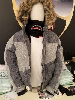 Sprayground goose down fur coat