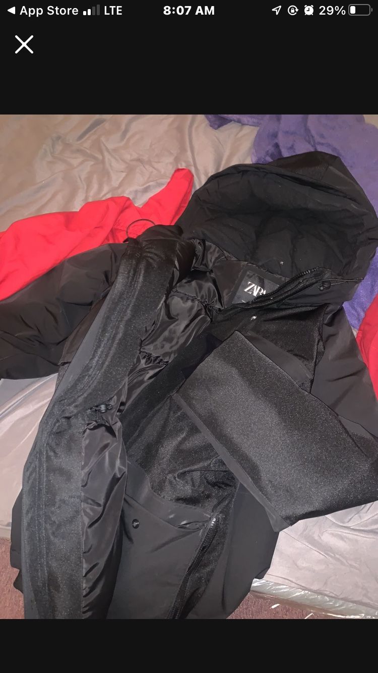 Zara Mens Parka Coat ❄️🌬