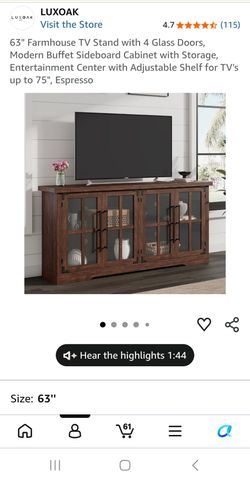 Unopened box tv stand