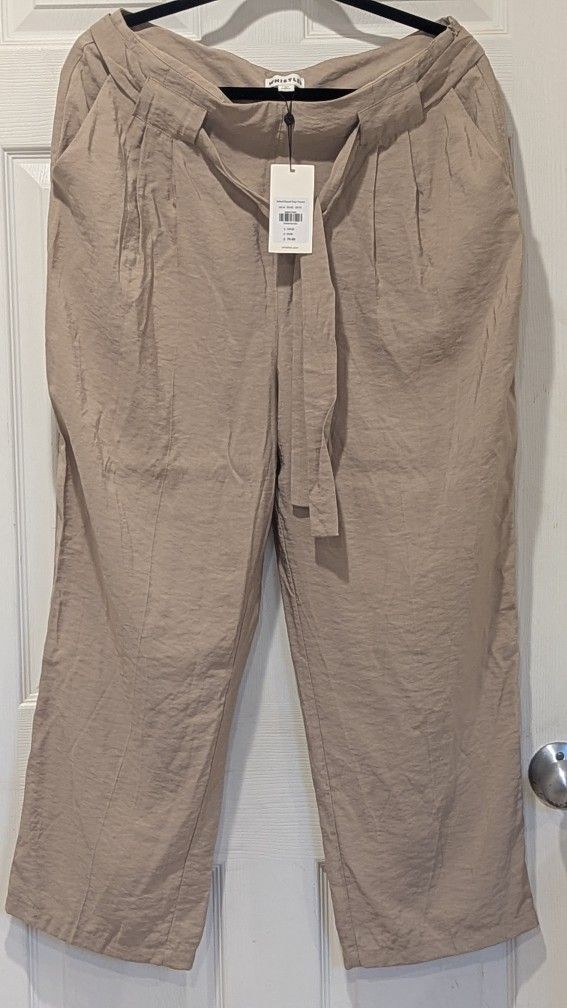 Whistles Belted Crop Trouser