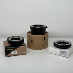 Sony lens adapters