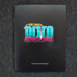 Instruction Booklet For The Swrds Of Ditto Mormo's Curse