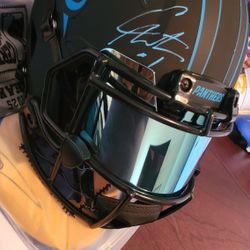 Cam Newton Signed Authentic Full Size Helmet,  Eclipse Colorway. With Authenticity. 
