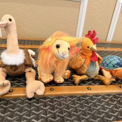 Ty Beanie Baby “ostrich”, Bushy”, “Peekaboo”,”Zodiac Rooster” - New - Price For Each 