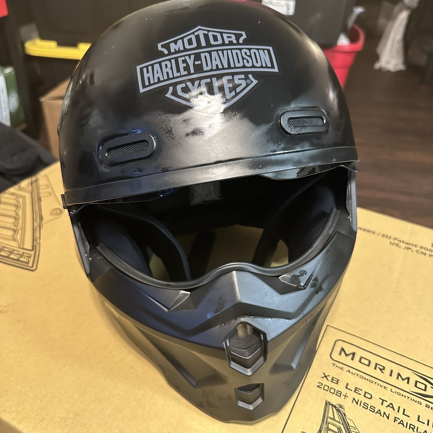 gargoyle motorcycle helmet Chin Mount for Harley Davidson X07 resistant properties RUROC RG1-DX GARGOYLE