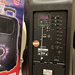 15 Inch Bluetooth Speaker New $155 With Stand 