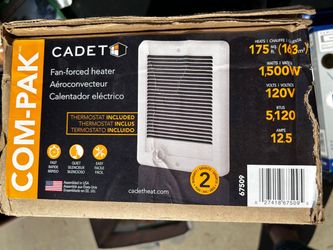 Cadet wall heater NIB