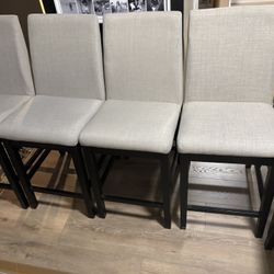 Counter Height Dining Chairs (6)