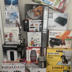 New Home Goods Appliances. Instant pot; electric kettle, Sifter