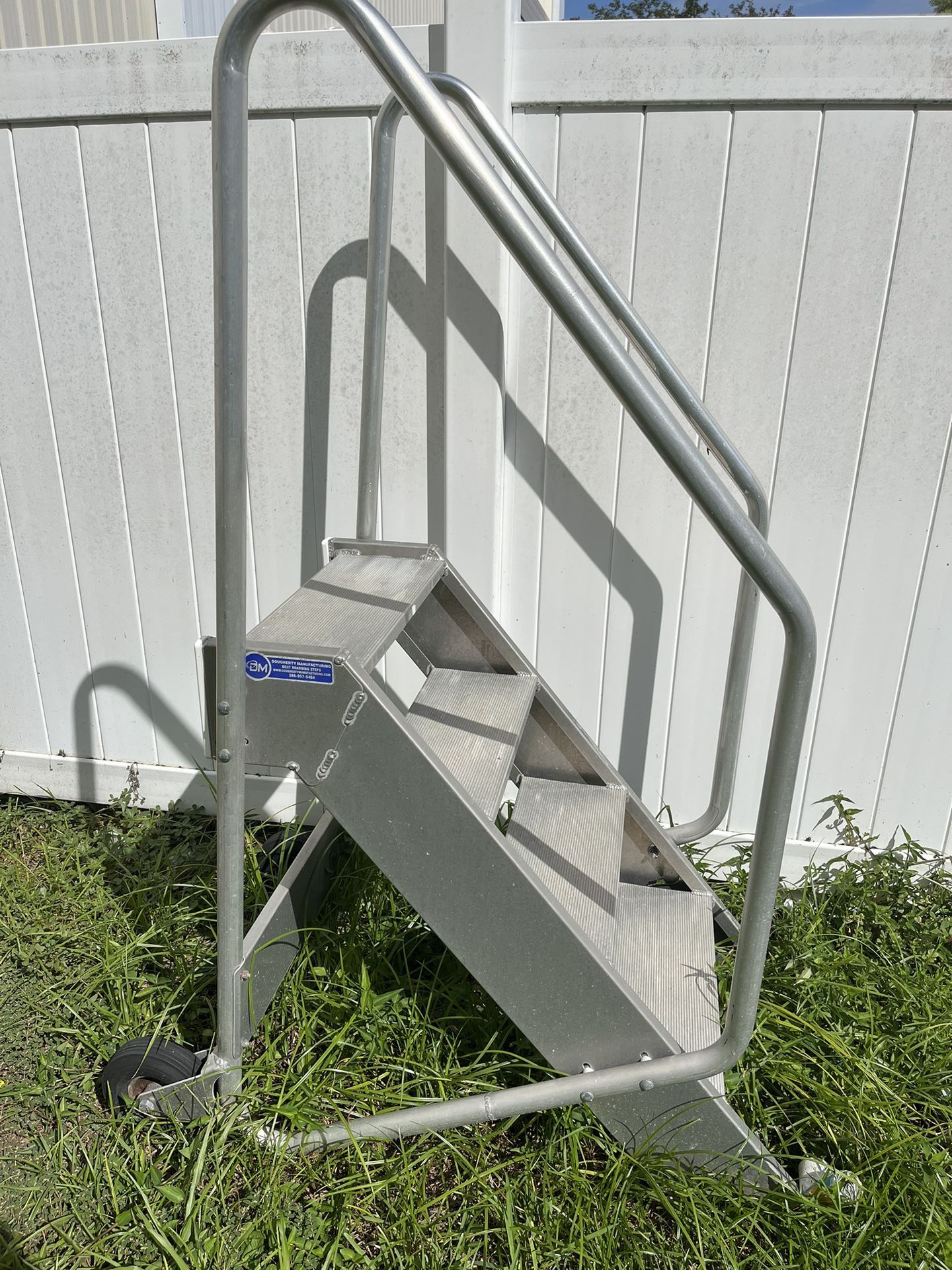 4 Step Aluminum Boat Steps Dock Stairs 