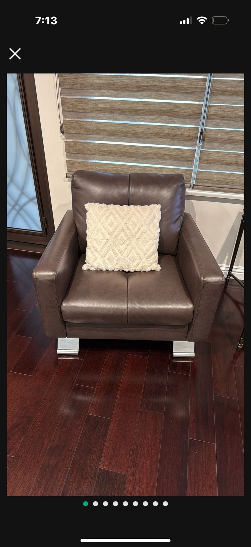 Sofa Loveseat Couch Set Brown