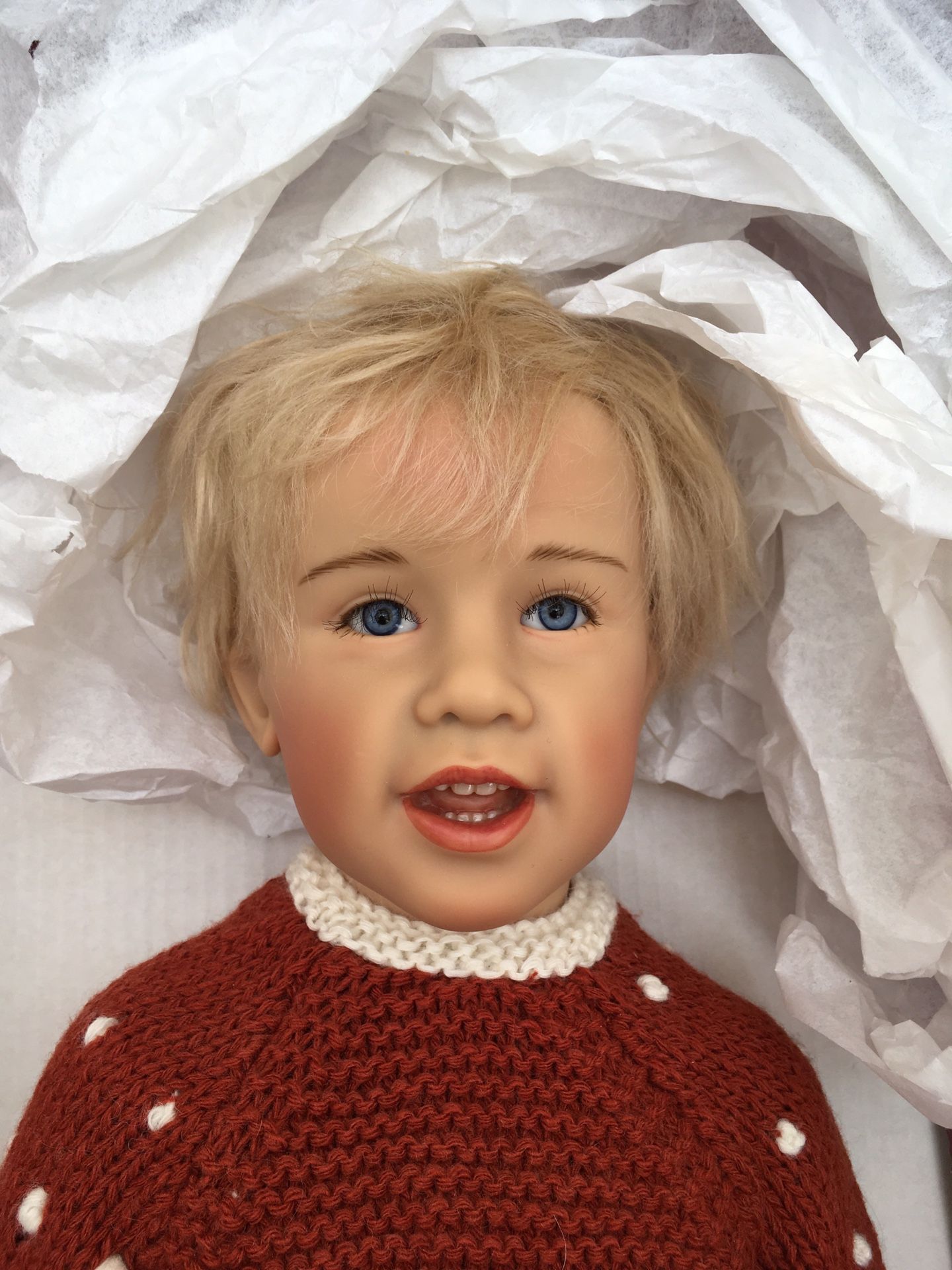 Sissel Skille "Ola" Little Boy Doll - Gotz