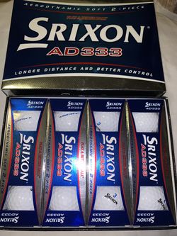 New SrixonAD333 Aerodynamic Soft 2-piece Longer Distance And Better Control