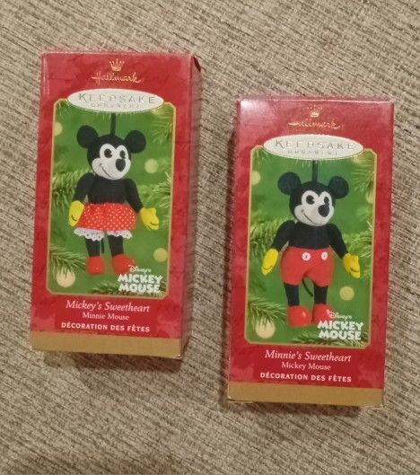 Hallmark Keepsake Vintage Disney Ornaments 