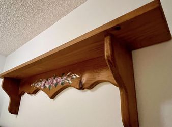 Decorative Wooden Shelf 36 Inches