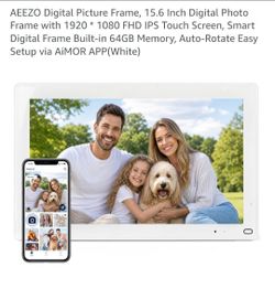 AEEZO Digital Picture Frame, 15.6