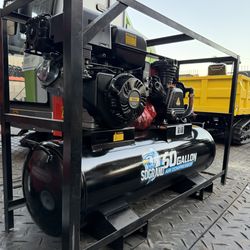 S60GAL 60-Gallon Gas Air Compressor – Approx. 14 HP