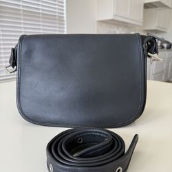 Coach Patricia Legacy Black Messenger Bag