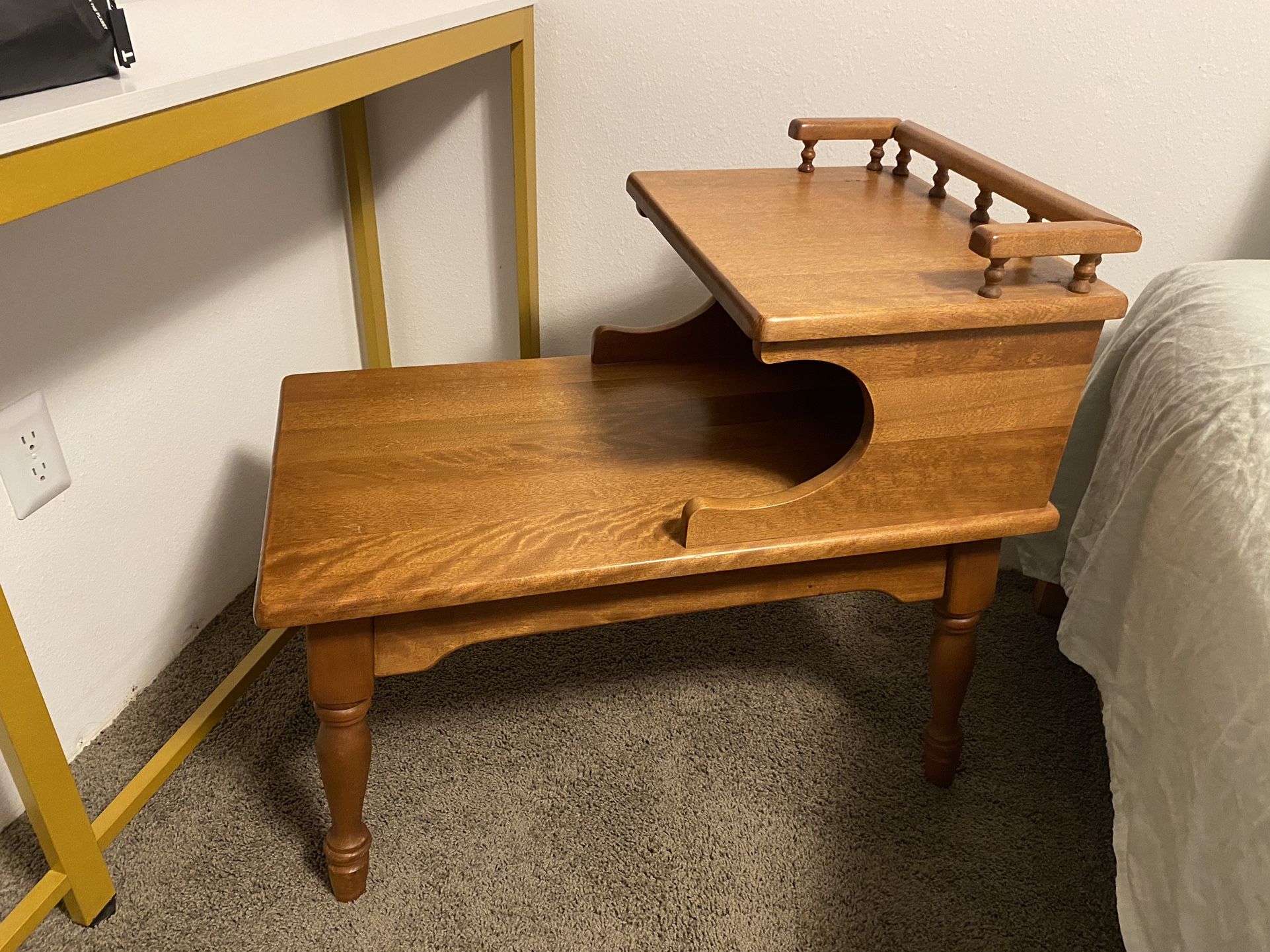 Vintage two tier end / side table