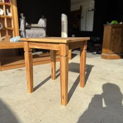 Real Wood Re-Finished Side Table