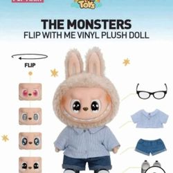 The Monster Flip With Me Vinyl Plush Dolls