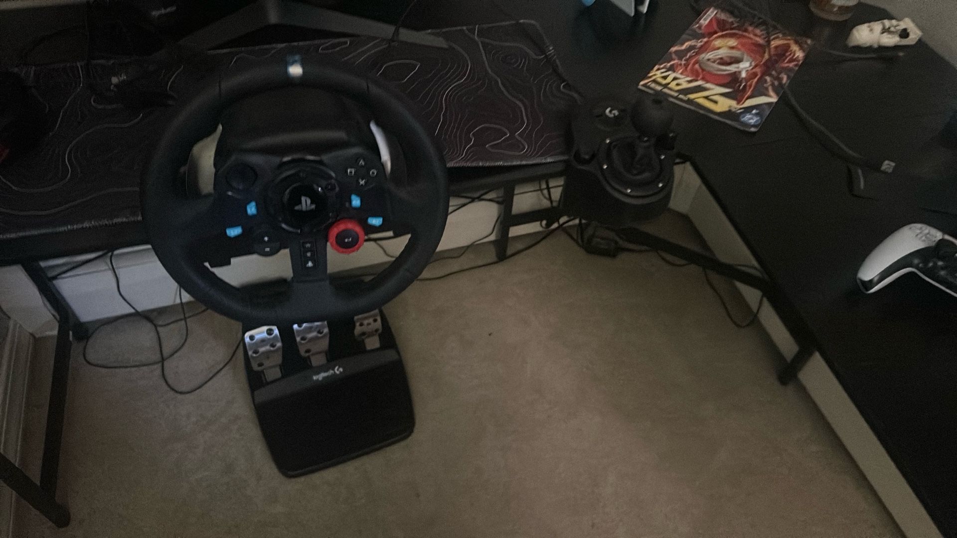 Logitech G29 Racing Wheel, Pedals & Shifter With The Crew Motorfest