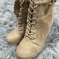 Tan Thigh High Boot