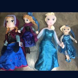 FROZEN Large Dolls And Mini Backpacks