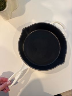 Le Creuset cast iron skillet