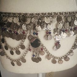 Belly dance coin belt or waist chain