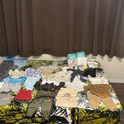 A Bunch Of Baby Clothes Disney Nike Carter 