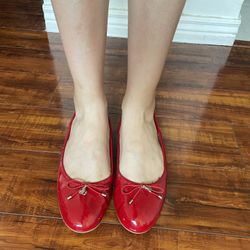 Sam Edelman Red Ballet Flats